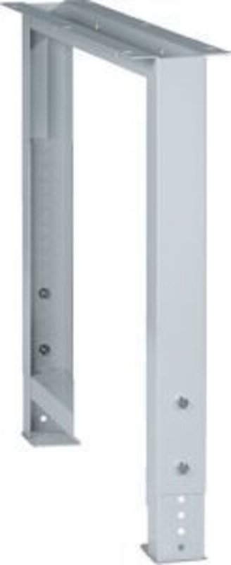 Werkbank Tischgestell 80x725x800mm - Werkbank Werkstatt Gestell bis 400kg belastbar, Stahlblech in Lichtgrau - Lista