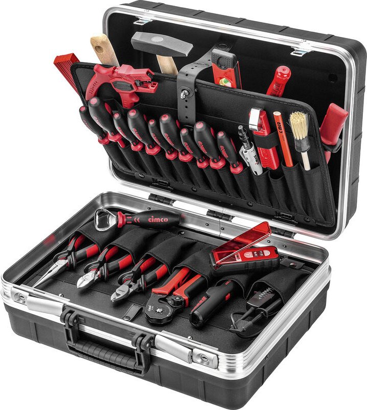 Cimco - eco Plus 172021 Lehrlinge Werkzeugkoffer bestückt 26teilig (l x b x h) 395 x 455 x 205 mm