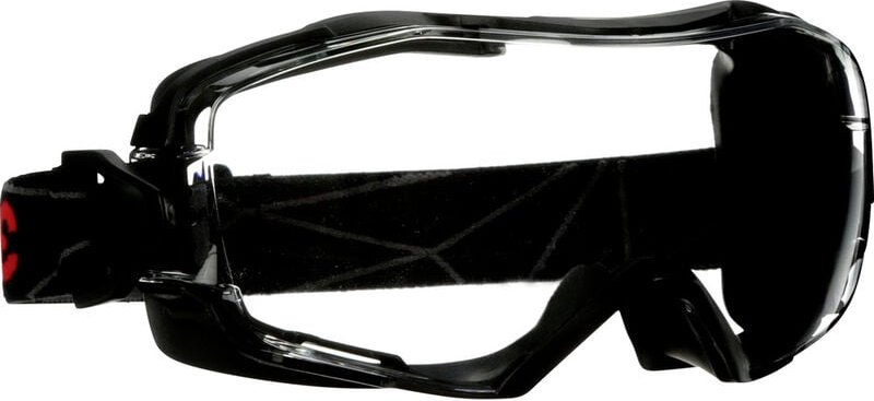 GG6001SGAF-BLK Vollsichtbrille mit Antibeschlag-Schutz, mit Antikratz-Schutz Schwarz en 166, en - 3M