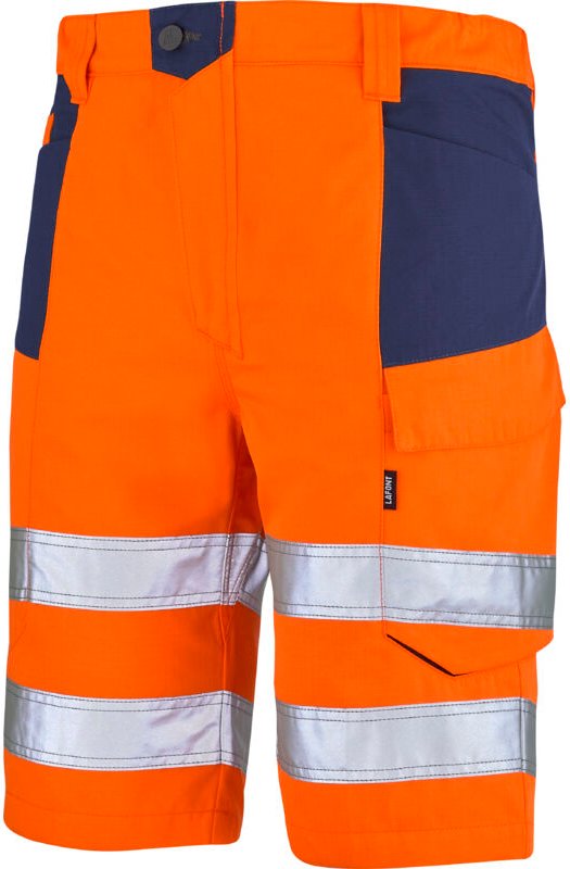 Bermuda Digger Orange Fluo / Marineblau Xs - Fr(36-38)