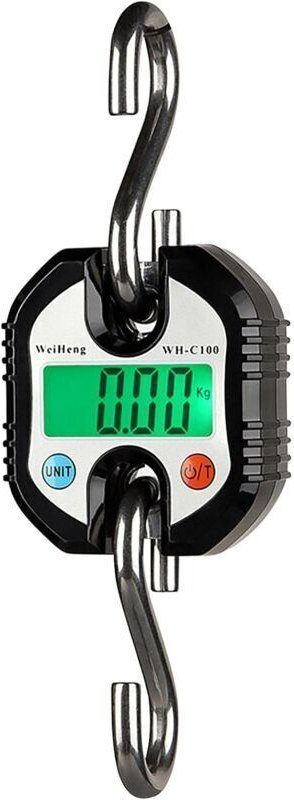 Digitale Waage, Hakenwaage, tragbare Mini-Hängewaage mit LCD-Display, elektronische Waage, 150 kg, Hängehakenwaage, LCD-...