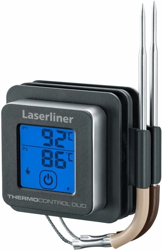 Laserliner Digitales Thermometer ThermoControl Duo zur Überwachung der Garstufe