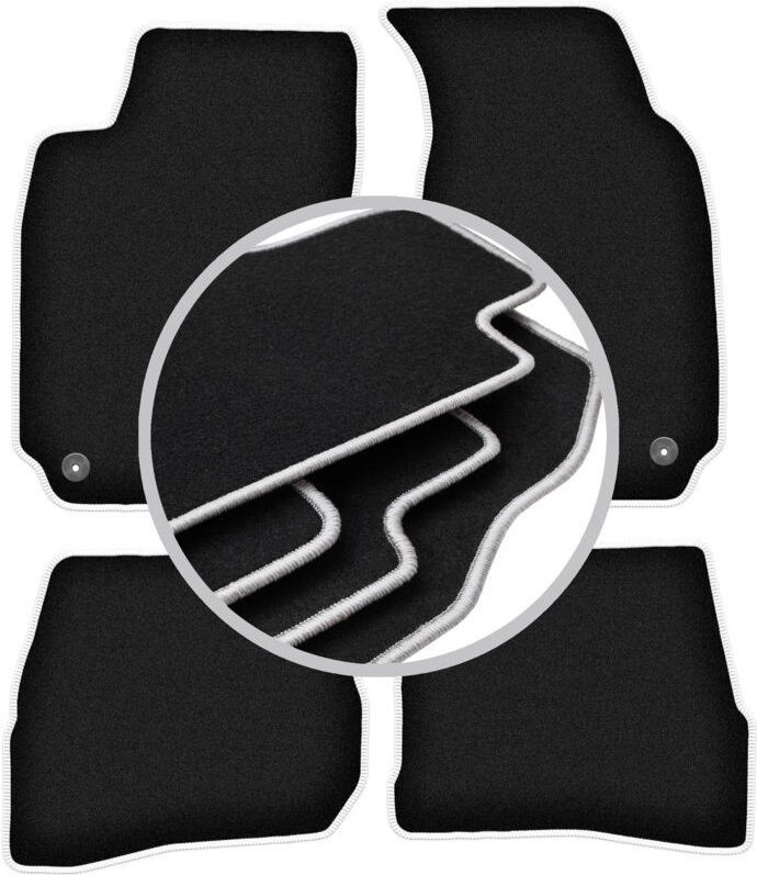 CARLUX-SILVER Autofußmatten für: Volkswagen Passat B5 Limousine, Kombi, Variant (1996-2001)