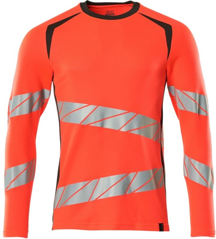 T-Shirt, langarm 19081-771-22218 Gr. 5XL hi-vis rot/dunkelanthrazit - Mascot