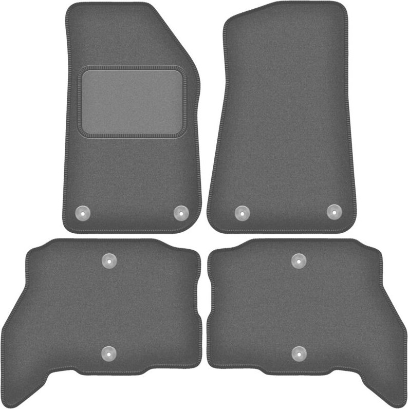 Graphit-Fußmatten für: Jeep Wrangler JL 4XE 5 Türen (2021-2023)