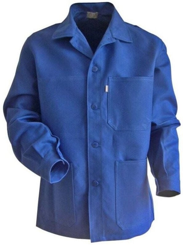 200241 - 10 LMA Veste de travail homme LMA plantoir 100% coton taille 10 bleu bugatti