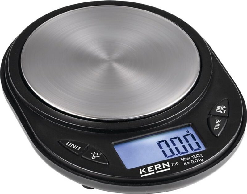 Taschenwaage Wägebereich 0,15kg Batteriebetrieb Ziffernschritt 0,01g