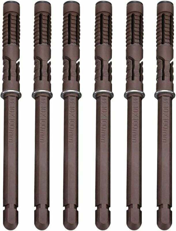 Verdeckte schwebende Regalhalterung, Wandmontage-Regalhalterungen Ø10 x 100 mm – robuste, unsichtbare Halterung, verstec...