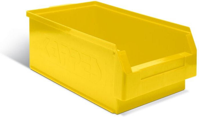 Sichtlagerkasten L500xB300xH200mm pe gelb