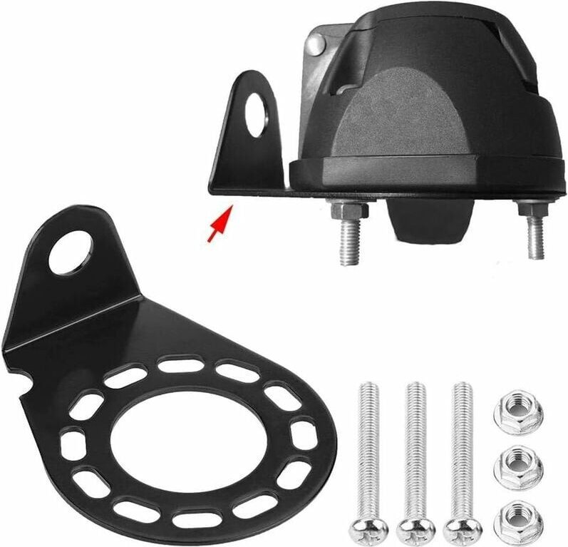 7-poliger auf 13-poliger Anhängersteckdosenhalter, Anhängerkupplungssteckdose, Kabelbaumsteckdosenhalter, Anhängerkupplu...