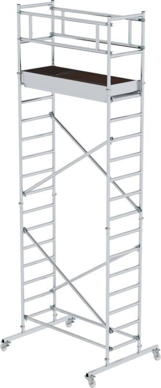 Standard-Rollgerüst 0,75 x 1,8 m Plattformhöhe 4,2 m - 166420 - Günzburger Steigtechnik