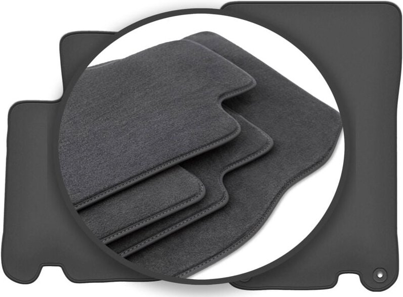 Premium-Fußmatten für: Mercedes SL R230 Roadster (2001-2011)