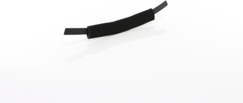 Stirnschweißband inkl. Kopfband vorne 'Textil/Schwarz'