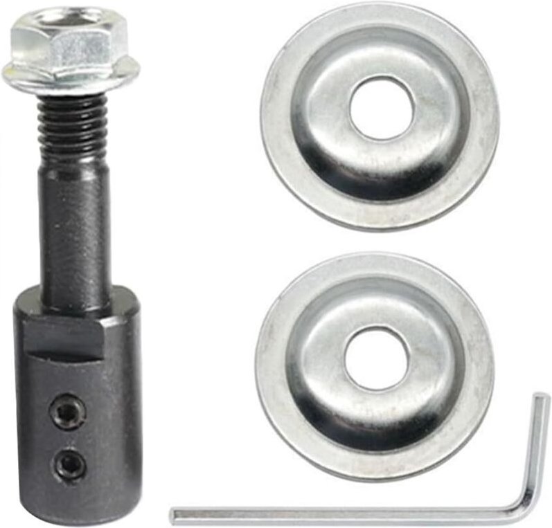 10 mm Motorwellenadapter für Schleifmaschine, Polierer, Schleifer, Schleifscheibe, Rotations