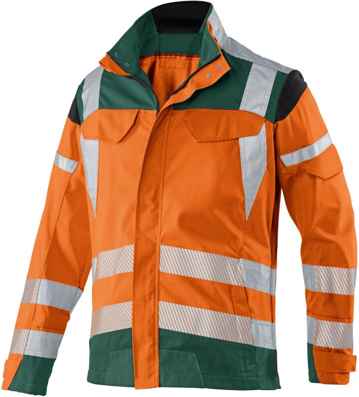 Kübler Jacke reflectiq psa 2 warnorange/moosgrün Gr. 54