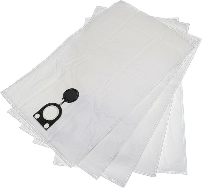 5x Staubbeutel Ersatz für Bosch 3165140257633, 2605411163 für Staubsauger - 45cm x 33,5cm Weiß - Vhbw