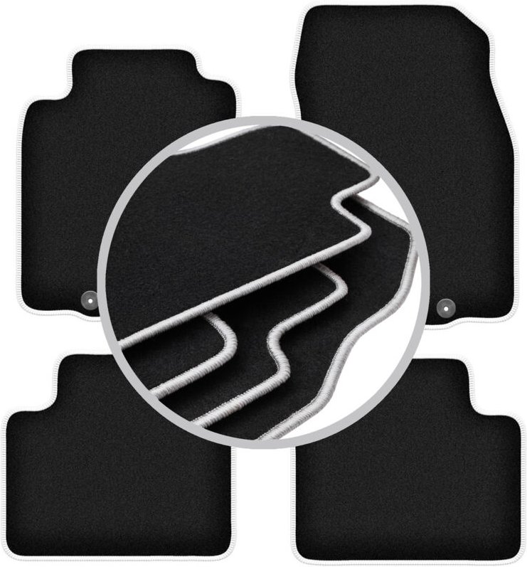 CARLUX-SILVER Autofußmatten für: Renault Koleos II SUV (2016-)