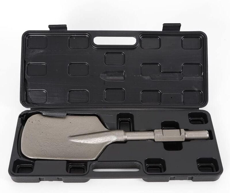 Sds hex Schaufelmeißel 135 x 440 mm Schaufelmeißel Asphaltmeißel für Abbruchhammer Stemmhammer, Ideal zum Abtragen von B...