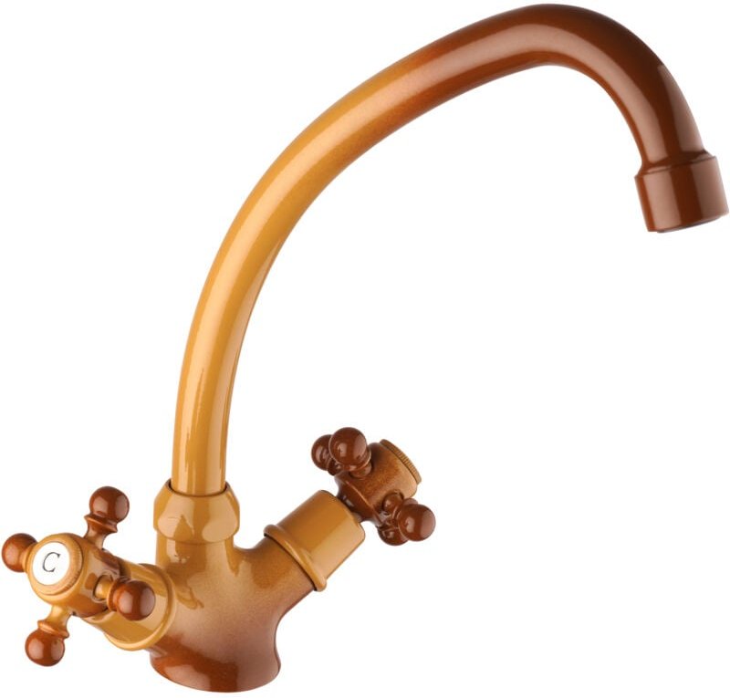 Spültischmischer Tiffany Bec Schwanenhals Terre de France