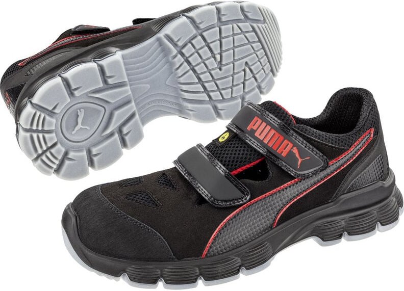 Thumbnail - Puma - Aviat Low esd src 640891-43 esd Sicherheitsschuh S1P Schuhgröße (eu): 43 Schwarz, Rot 1 St.