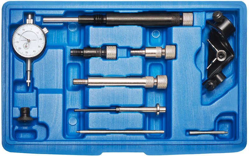 Kraftplus - K.286-0357 Motoreinstellwerkzeug für Dieselpumpe Einspritzpumpe Messuhr Förderbeginn kompatibel mit Bosch ve...