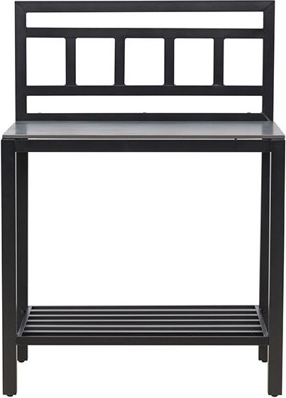 Alicante Outdoorküche Mittelsegment mit Arbeitsplatte schwarz.