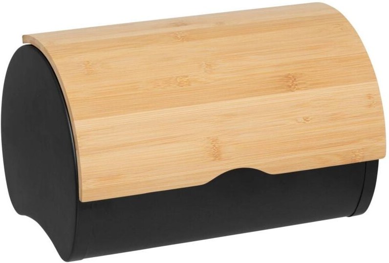 Thumbnail - 5five Simply Smart - Brotkasten blackbamboo aus metall und schwarzem bambus - 5five