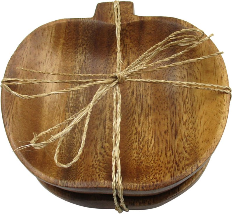 Signes Grimalt - Apple Bowls 3U Utensilien Braune Schüssel – 7 x 11 x 11 cm