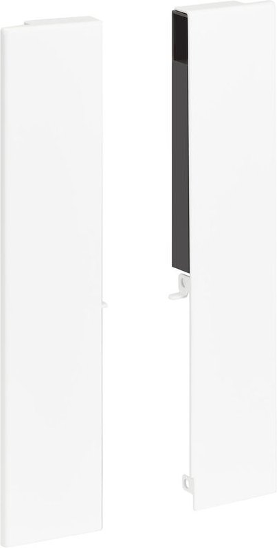 1 Paar Frontadapter für SO-SLIM Schubladensystem Innenschubkasten (weiß / für Schubladenhöhe 199 mm) Schubladenfront für...