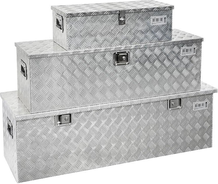 Set mit 3 Koffern aus Aluminium Fervi 0382