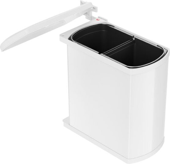 Thumbnail - Abfallsammler Duo 8 L/8 l weiß Hailo 3416001