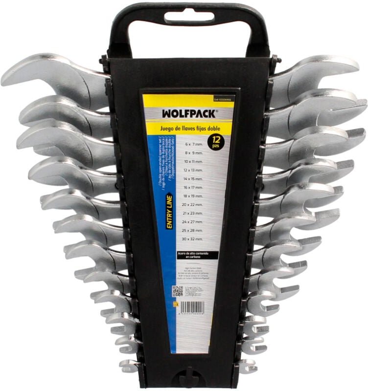 Juego Llaves Fijas Wolfpack Eco 12 Piezas