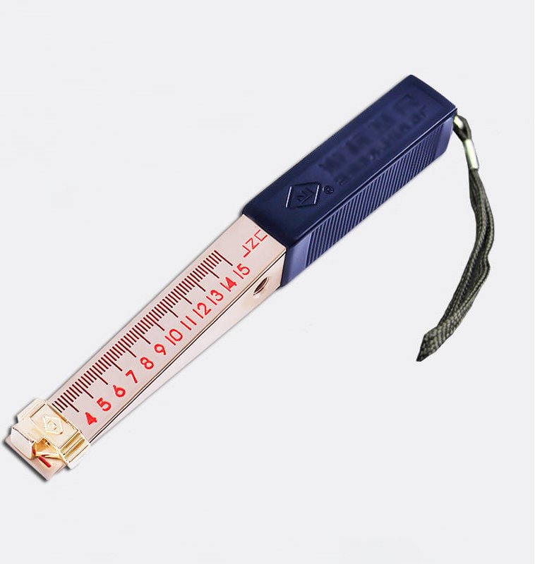 1–15 mm keilförmiger Nonius-Dickenmesser, Ebenheitsabweichung, technisches Inspektionslineal, Dickenmesser für die Hausi...