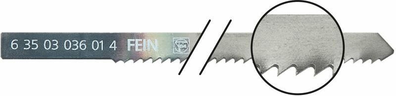 FEIN Stichsägeblatt 88 mm Edelstahl - 5 Stück