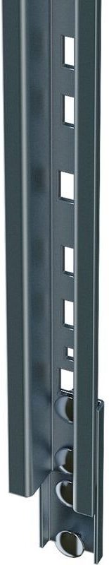 Zarges Steigschutzschiene mit Verbindungslasche Edelstahl 1,96 m