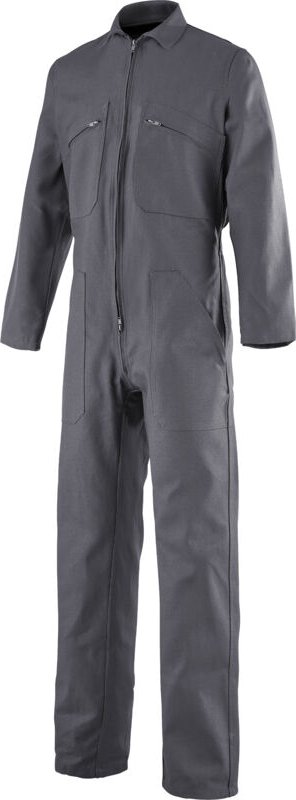 Kombination 1 Reißverschluss ESSENTIALS GRAU STAHL 2XL - FR(56-58)