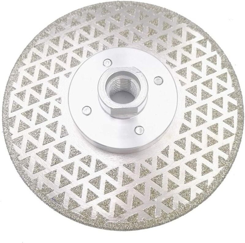 125 mm x M14, doppelseitige galvanisierte Diamant-Trenn- und Schleifscheibe für Stein, Marmor, Fliesen, Granit