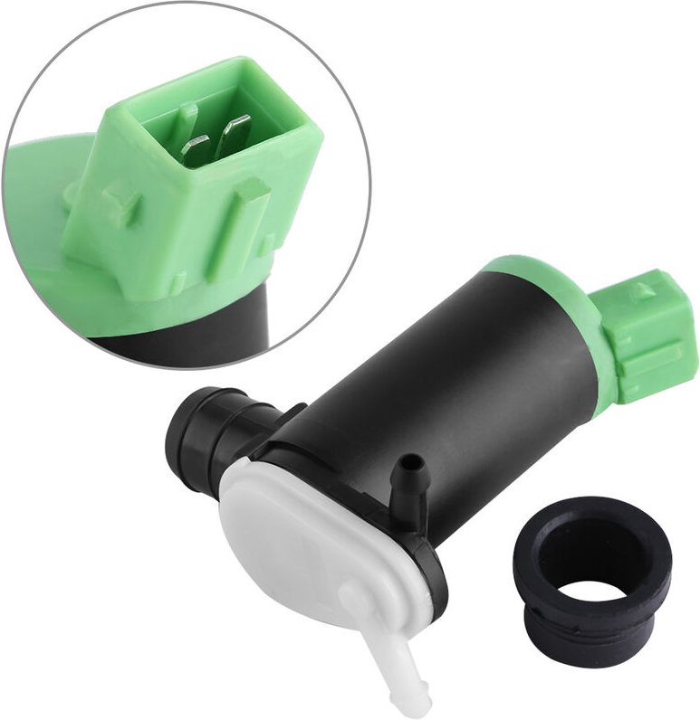 Thumbnail - Sjlerst - Dioche Scheibenwaschpumpe, Twin Outlet Waschpumpe, Auto Windschutzscheibe Scheibenwischer Motorpumpe Für Peuge...