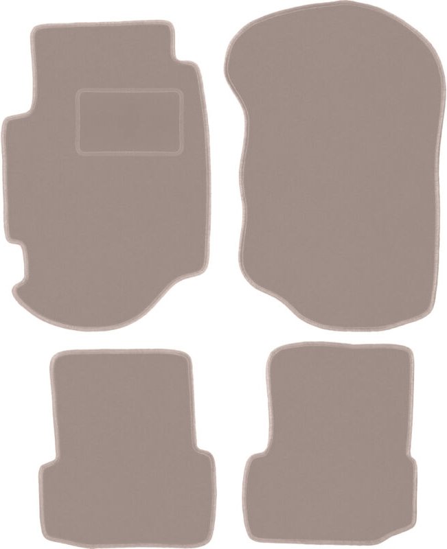 Beige Veloursmatten für: Ford Escort MK7 Fließheck, Kombi (1995-2002)