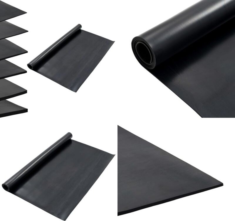 Vidaxl - Bodenmatte Rutschfest Gummi 1,2x2 m 3 mm Glatt - Gummieroberfläche - Gummimatte - Bodenmatte - Rutschfeste Matt...