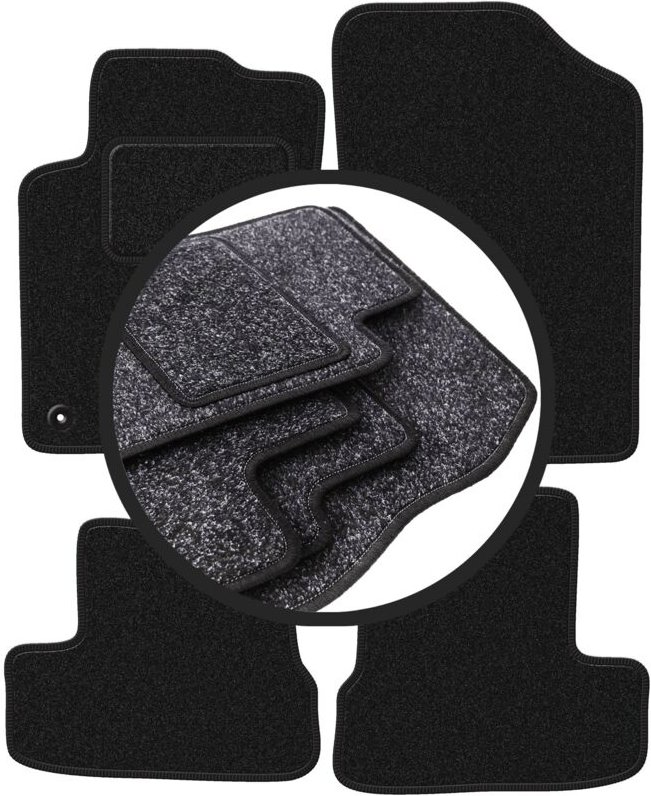 ANTHRA Autofußmatten für: Peugeot 207CC Coupé, Cabrio (2006-2012)