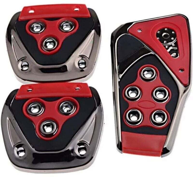 Universal-Beschleunigungs-Kupplungsbremspedal-Set, 3-teiliges rutschfestes