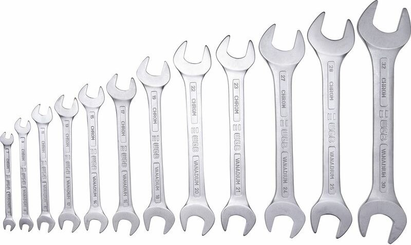 Doppelmaulschlüssel-Satz DIN3110 6-22 mm 8-teilig - WGB