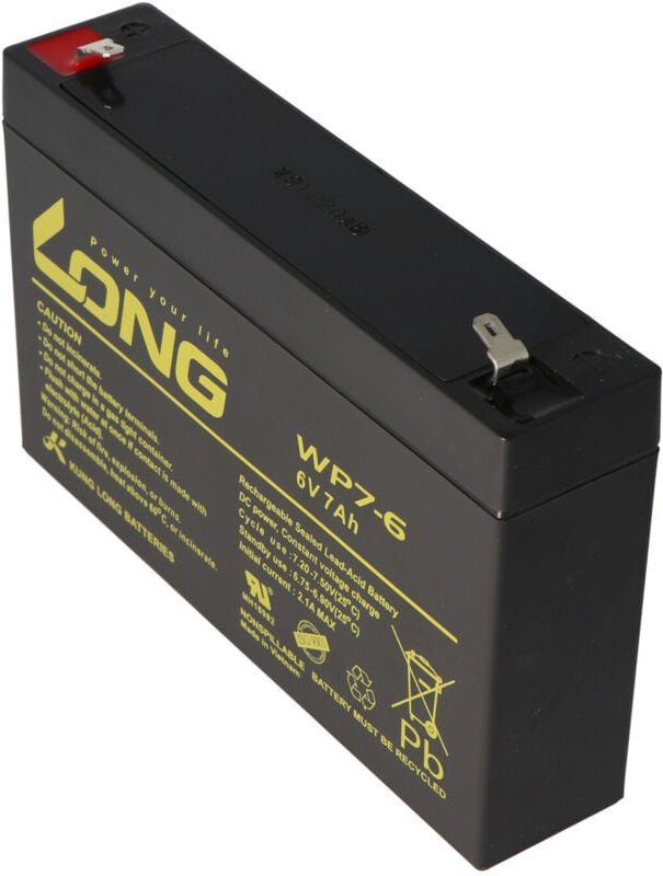KUNG LONG Blei-Akkumulator WP7-6, 6 V-/7 Ah