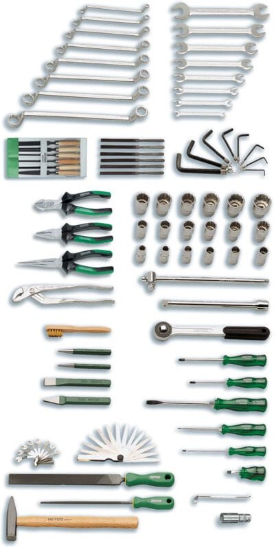 1002-910-M Kfz-Werkstatt und Wartung: Kundendienst-Sortiment, 90-tlg.