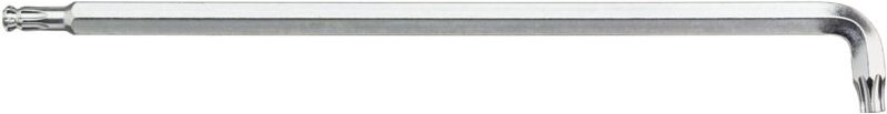 Stiftschlüssel torx® Kugelkopf mit kurzem Schenkel, titansilber T27 (40975) - Wiha