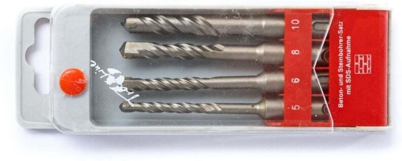 SDS-Plus-Beton- und Steinbohrersatz 4 teilig Betonbohrersatz - Trendline