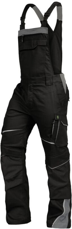 Latzhose Flex-Line FLEXL25 Gr. 106 schwarz/grau - Leibwächter