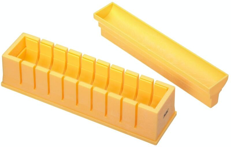 KitchenCraft: Welt der Aromen - Sushi Kit de, Sushi-Schneideform, Geschenkbox und Rezepte, Gelb, 23 x 6 x 7 cm, 23 x 6 x...