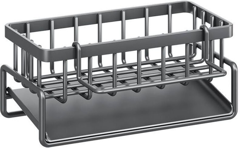 Aufbewahrung und Organisation in der Küche, Aufbewahrungs-Organizer für die Küche, Spülbecken-Organizer mit Haken für Ba...